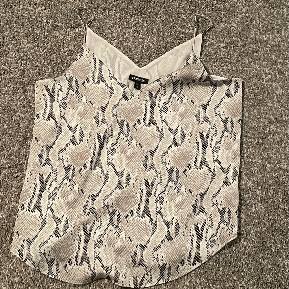 Express snake print tank